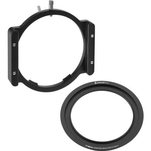 Sensei 100mm Aluminum Universal Filter Holder and 77mm Adapter Ring Kit