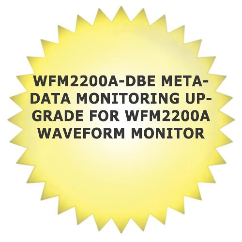 Tektronix WFM2200A-DBE Metadata Monitoring Upgrade for WFM2200A Waveform Monitor