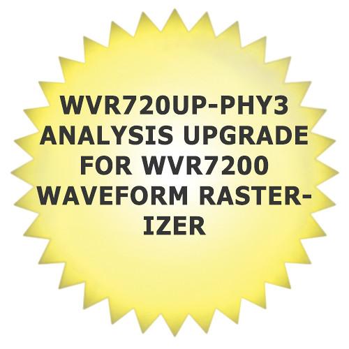 Tektronix WVR720UP-PHY3 Analysis Upgrade for WVR7200 Waveform Rasterizer