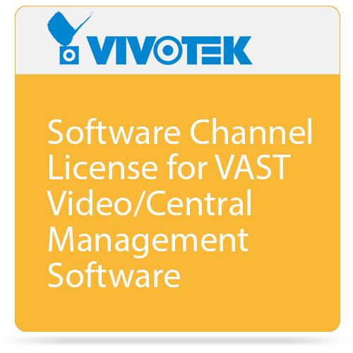Vivotek Software Channel License for VAST Video Central Management Software