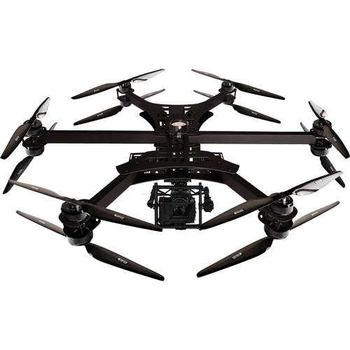 xFold rigs Dragon X12 U11 Drone with 3-Axis Gimbal for DSLR Cinema Cameras
