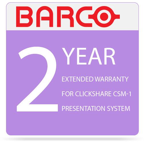 Barco 2-Year Extended Warranty for ClickShare CSM-1 Presentation System