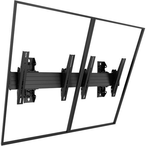 Chief Fusion Large 2 x 1 Portrait Menu Board Wall Mount for 40-55" Screens