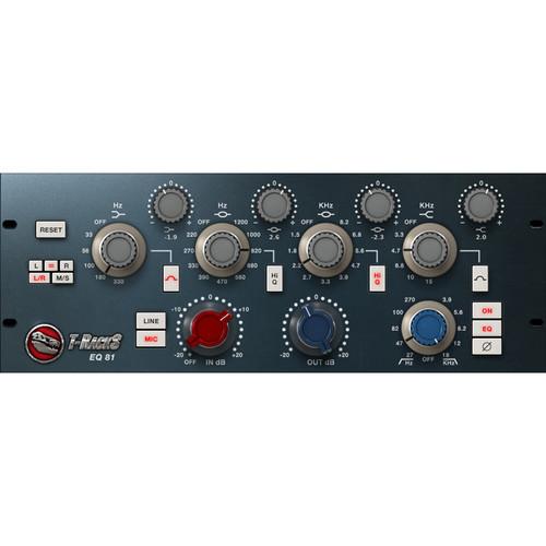 IK Multimedia T-RackS EQ 81 - Preamp and EQ Emulation Plug-In