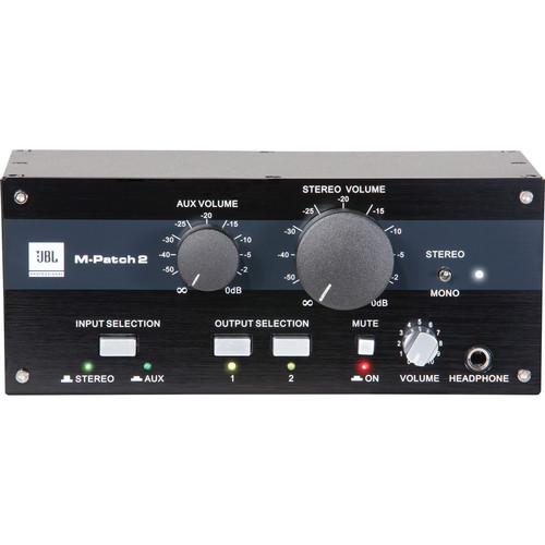 JBL M-Patch 2 Passive Stereo Controller and Switch Box