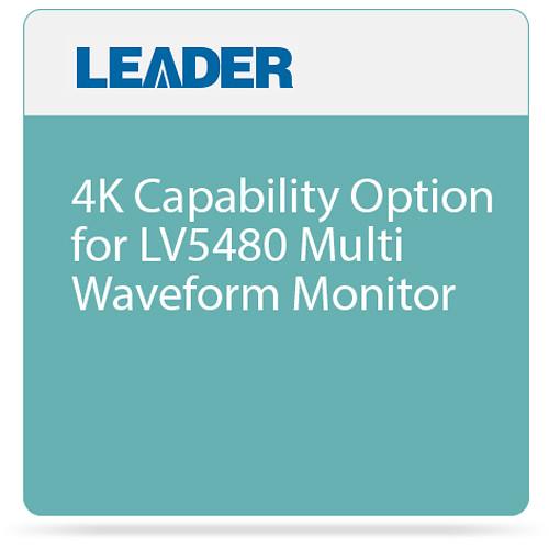 Leader 4K Capability Option for LV5480 Multi Waveform Monitor