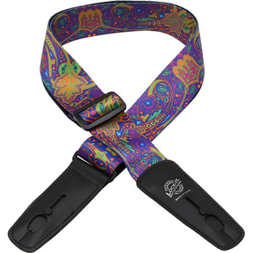 Lock-It 2" Bob Masse Series Blue Journey Guitar Strap