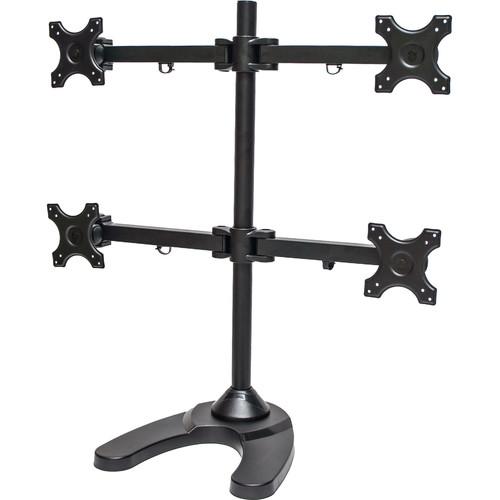 Mount-It! MI-784 Quad Vertical, Articulating, Computer Monitor Mount