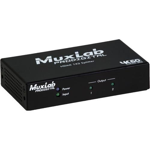 MuxLab 1x2 4K HDMI Splitter
