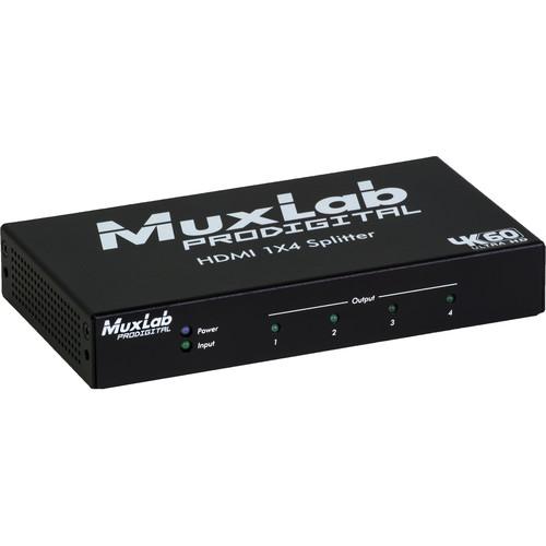 MuxLab 1x4 4K HDMI Splitter