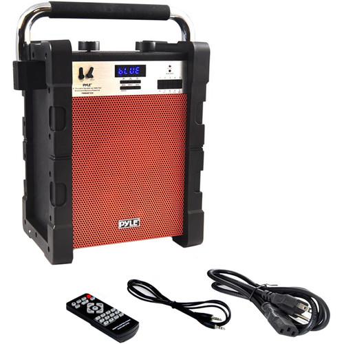 Pyle Pro Jobsite Boombox - 100 Watt 8" Bluetooth Portable Speaker System