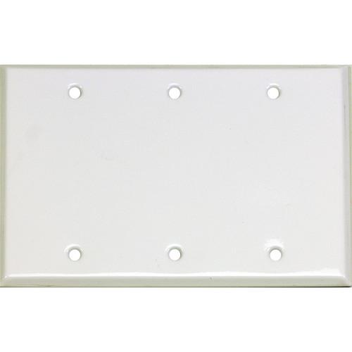 Whirlwind 3-Gang Blank Wall Plate