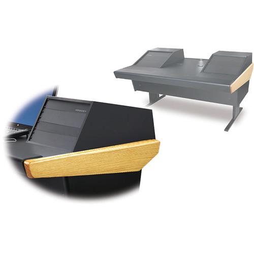 Argosy 70-70V2R Universal Workstation Desk with 25" Flat Desk Insert and Two VR1005 Front 10 RU & Rear 5 RU