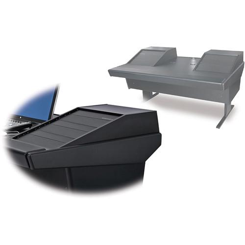 Argosy 70-70V2R Universal Workstation Desk with 25" Flat Desk Insert and Two VR1503 Front 15 RU & Rear 3 RU