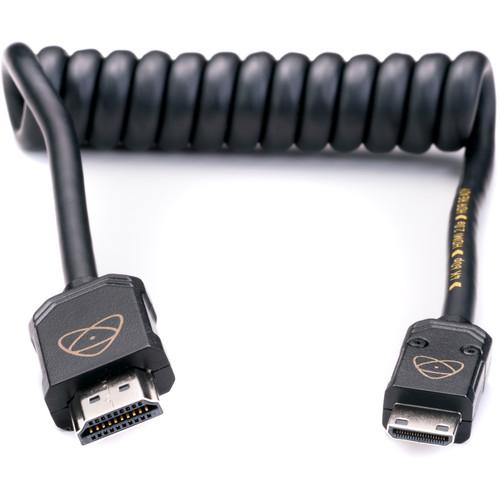 Atomos AtomFLEX HDMI Male to Mini-HDMI Male Coiled Cable