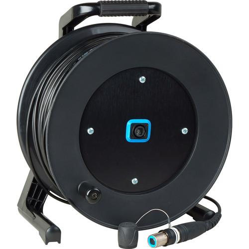 Camplex opticalCON QUAD SM Fiber Optic Tactical Reel Connectorized Hub