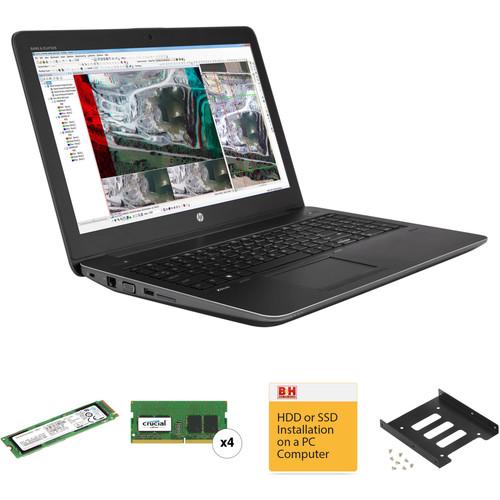 HP 15.6" ZBook 15 G3 Mobile Turnkey Workstation with 64GB RAM and 512GB SSD