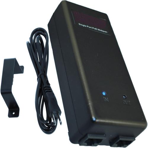 Iluminar IL-PoE35 Series Single Port High Power PoE Plus Midspan Injector with North American Power Cord