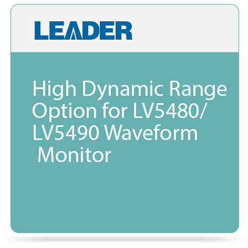 Leader High Dynamic Range Option for LV5480 LV5490 Waveform Monitor
