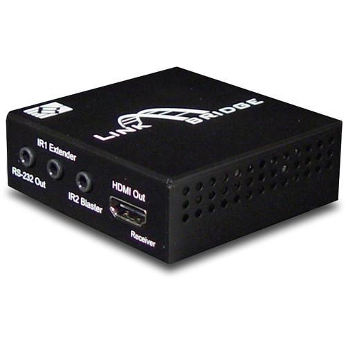Link Bridge 4Play HDBaseT Receiver with US Power Supply & IR Transmitter Cable