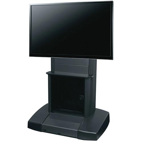 Middle Atlantic VTC Video Cart with 12 Space Rack for 42-80" Single Display