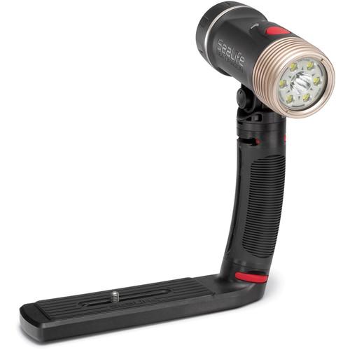 SeaLife Sea Dragon 2100 Photo and Video LED Dive Light with Tray and Grip