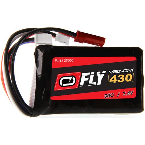 Venom Group Fly 30C 2S 430mAh LiPo Battery with JST & E-Flite JST-PH Connectors