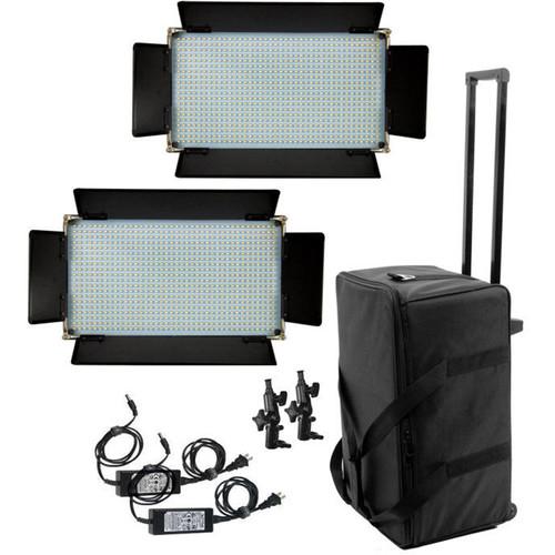ALZO 16x9 Bi-Color 800 2-Panel LED Light Kit
