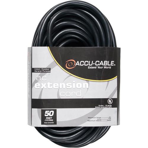 American DJ Accu-Cable 3-Wire Edison AC Extension Cord