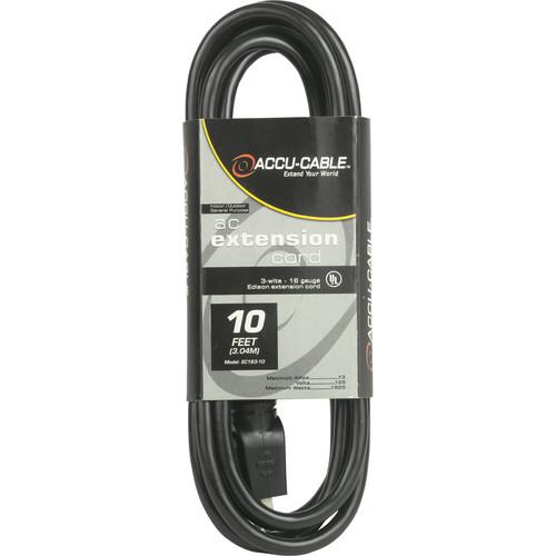 American DJ Accu-Cable 3-Wire Edison AC Extension Cord