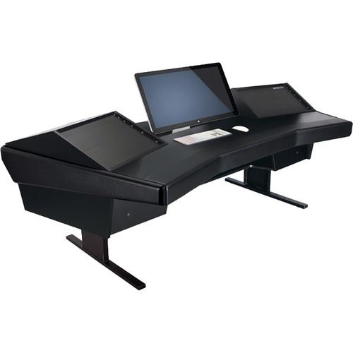 Argosy Dual 15 Workstation Desk with Two DR800 Front 8 RU