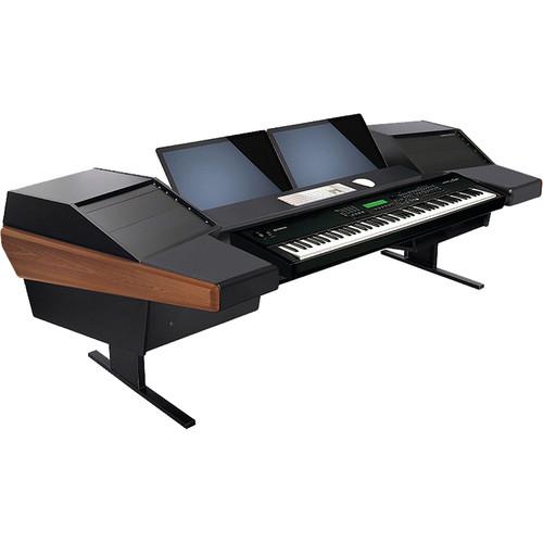 Argosy Dual 15KL Keyboard Workstation Desk with DR803 8 Front RU & 3 Rear RU