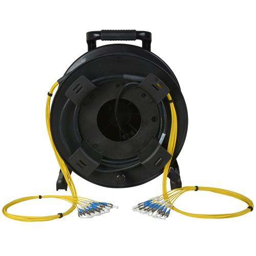 Camplex 8-Channel Fiber Optic Tactical Cable Reel with ST Connectors