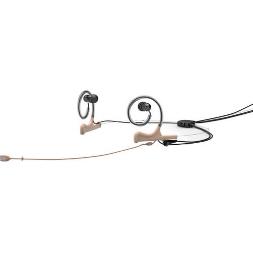 DPA Microphones d:fine In-Ear Broadcast Headset Mic, 2-Ear Mount, 2-In-Ear with MicroDot Connector