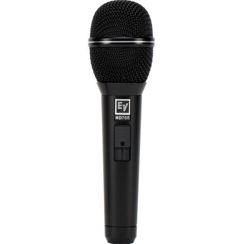 Electro-Voice ND76S Dynamic Cardioid Vocal Microphone with Mute Unmute Switch