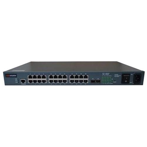 Hikvision Multiservice Gigabit Ethernet PoE Switch with 28 Ethernet and 4 SFP Optical Ports