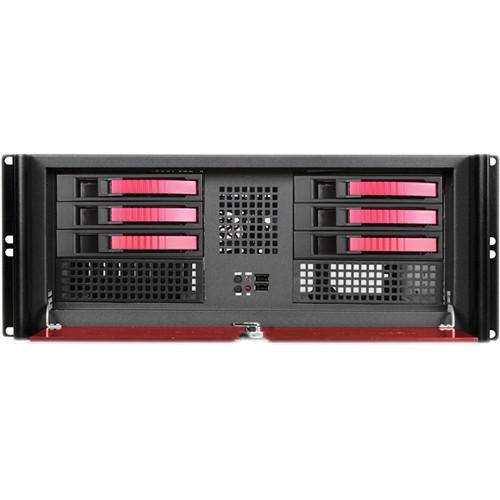 iStarUSA D416-B6RD-RD 4U Compact Stylish Rackmountable Chassis Kit