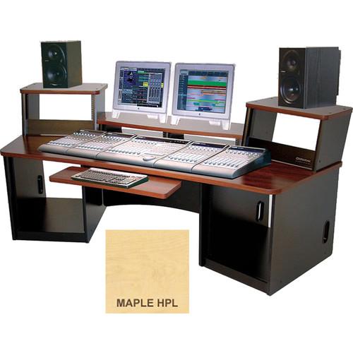 Omnirax Force 36 Multi-Purpose Workstation with Split Monitor Bridge