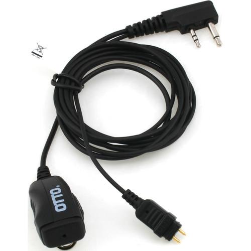 Otto Engineering E1-2W2CC131-CC Two Wire Earphone Kit for ICOM F3GS F4GT 2-Way Radios