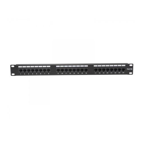 Platinum Tools 24-Port Cat5e Non-Shielded Patch Panel