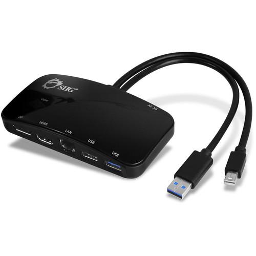 SIIG Mini DisplayPort Video Dock with USB 3.0 LAN Hub