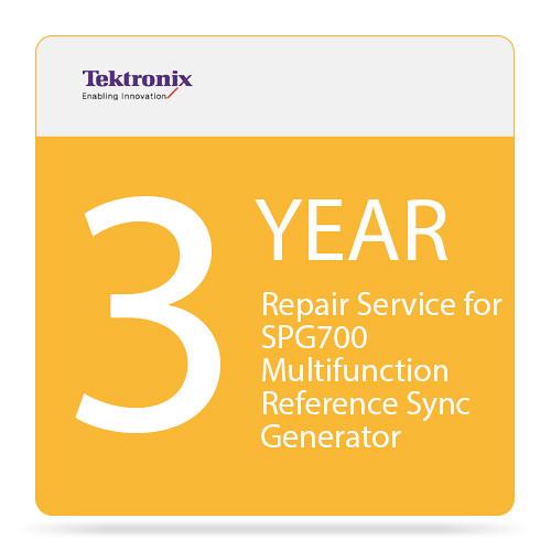 Tektronix 3-Year Repair Service for SPG700 Multi-Function Reference Sync Generator