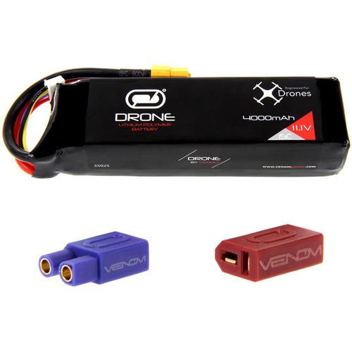 Venom Group 15C 3S 4000mAh 11.1V LiPo Drone Battery with Uni 2.0 Plug