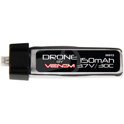 Venom Group Micro Drone 30C 1S 150mAh 3.7V LiPo Battery with E-Flite MCX Plug