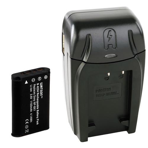 Watson NP-BX1 Lithium-Ion Battery Pack and AC DC Charger Kit