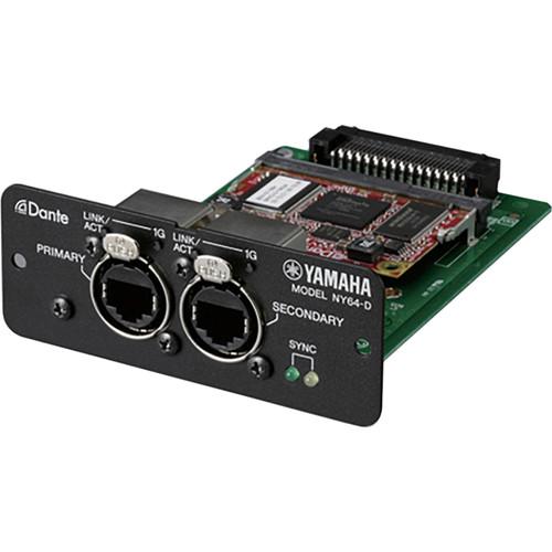Yamaha NY64-D Dante I O Expansion Card for TF Mixers