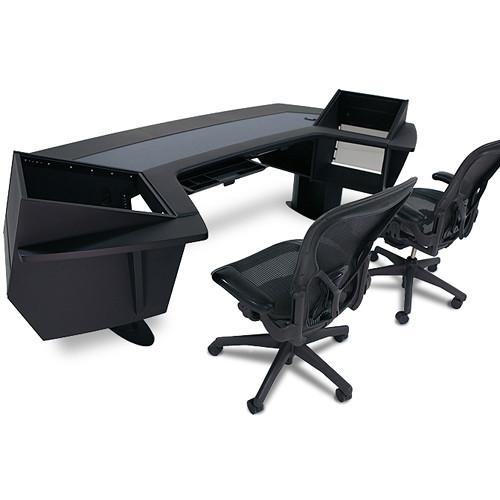 Argosy Aura 520 Personal Workstation Desk with 11 RU Space, Upper Left & Right