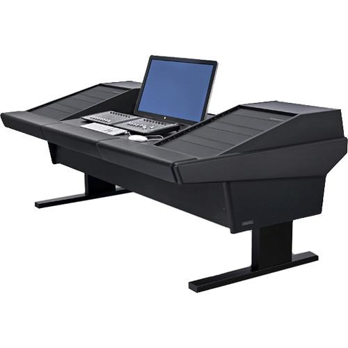Argosy V2R Universal Workstation Desk with Two VR1503 15U Upper, 3U Rear Module