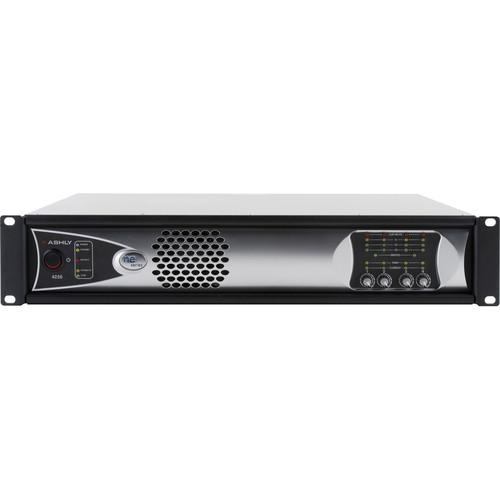 Ashly 4-Channel 1000W Network-Enabled Power Amplifier with AES3, OPDante Cards, & Protea DSP Software Suite