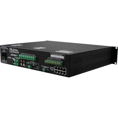 Atlas Sound DSP8807 Self-Contained, Multi-Zone Digital Controlled Sound-Masking Processor
